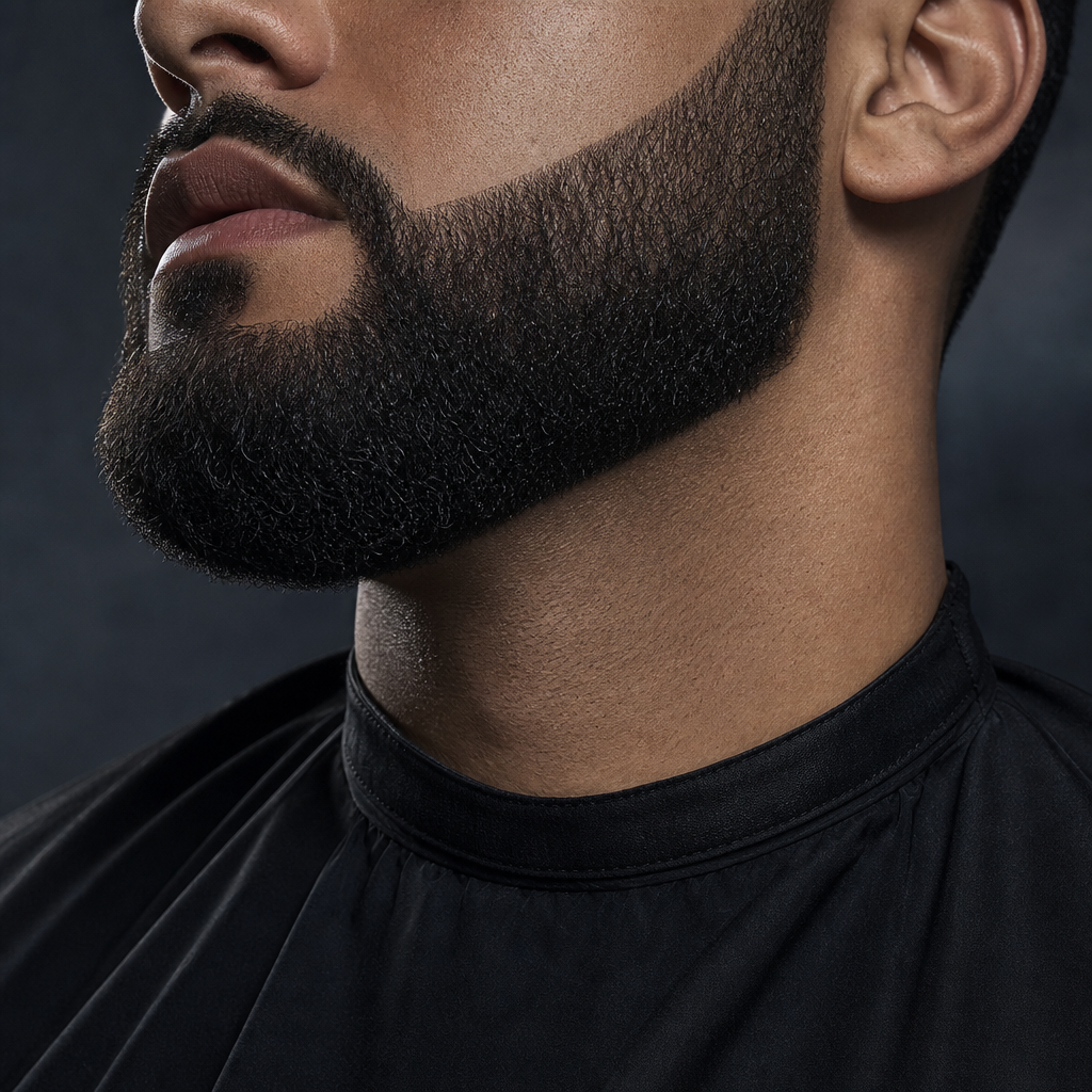 Beard shape-up at Slate & Comb Barbers