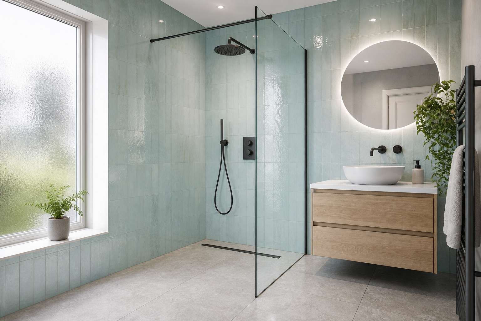 Walk-in showers