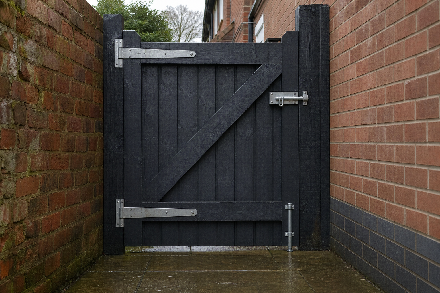 Gate and hardware detail fencing proof image