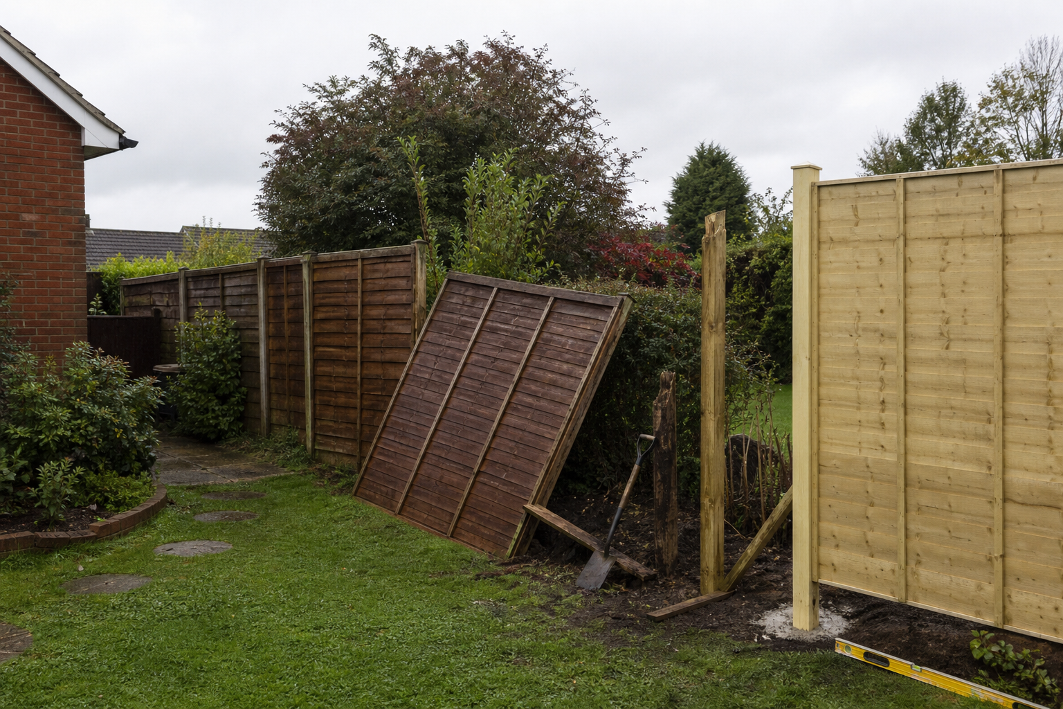 Storm-damage repair fencing proof image