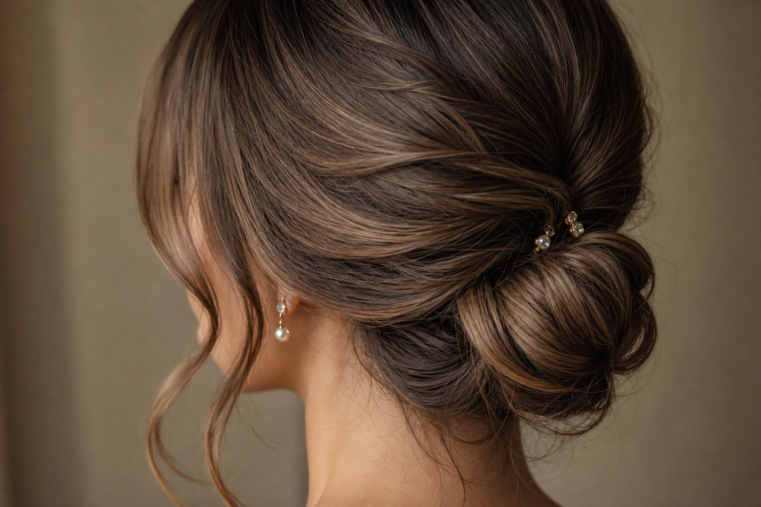 Occasion hairstyle detail
