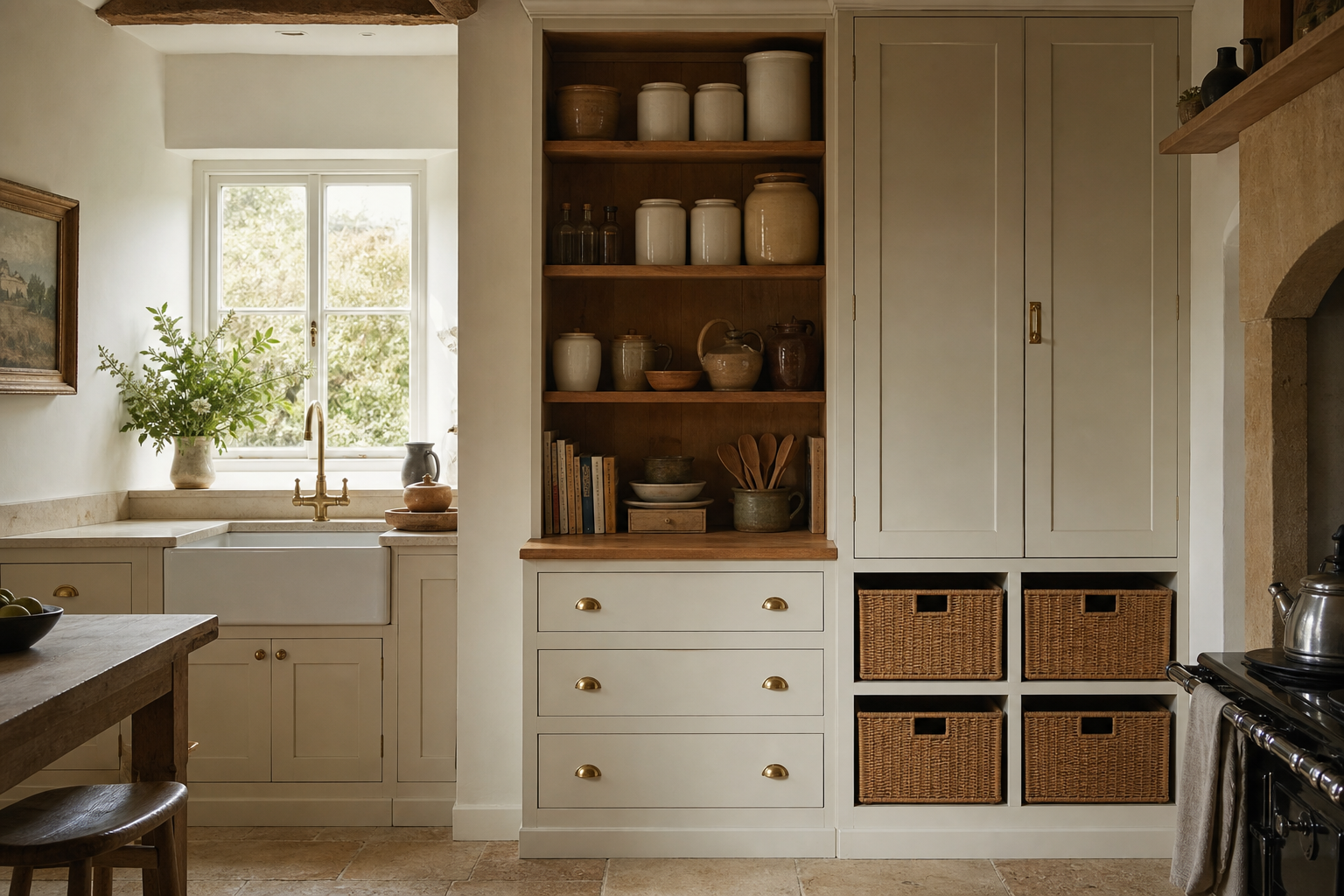 York cottage pantry fictional kitchen project