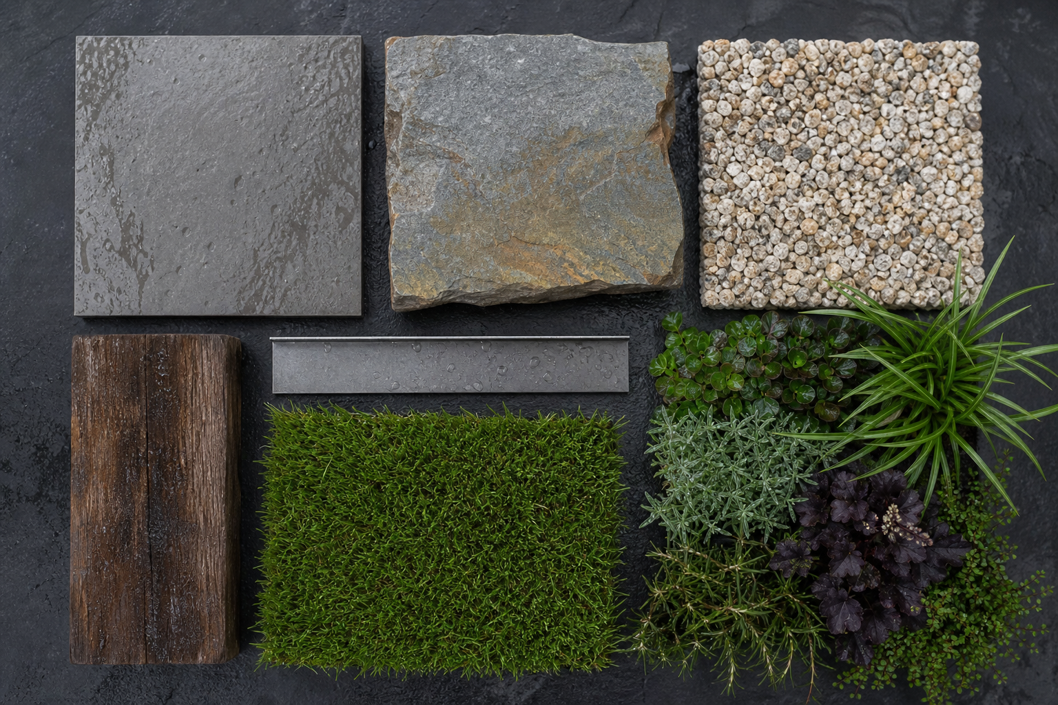 Rain-ready landscaping visual for Planting & beds