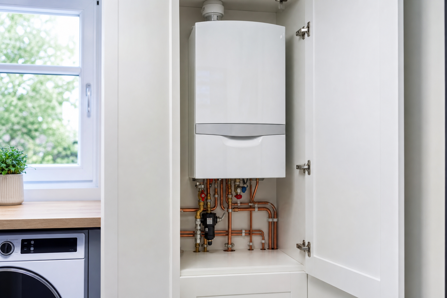 Combi boiler replacement in Standish recent work image