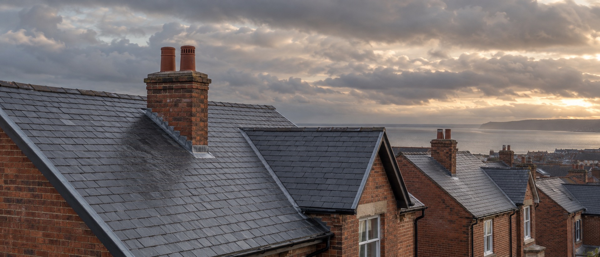 Roofing contractor concept imagery from the Ridgeward Roofing demo