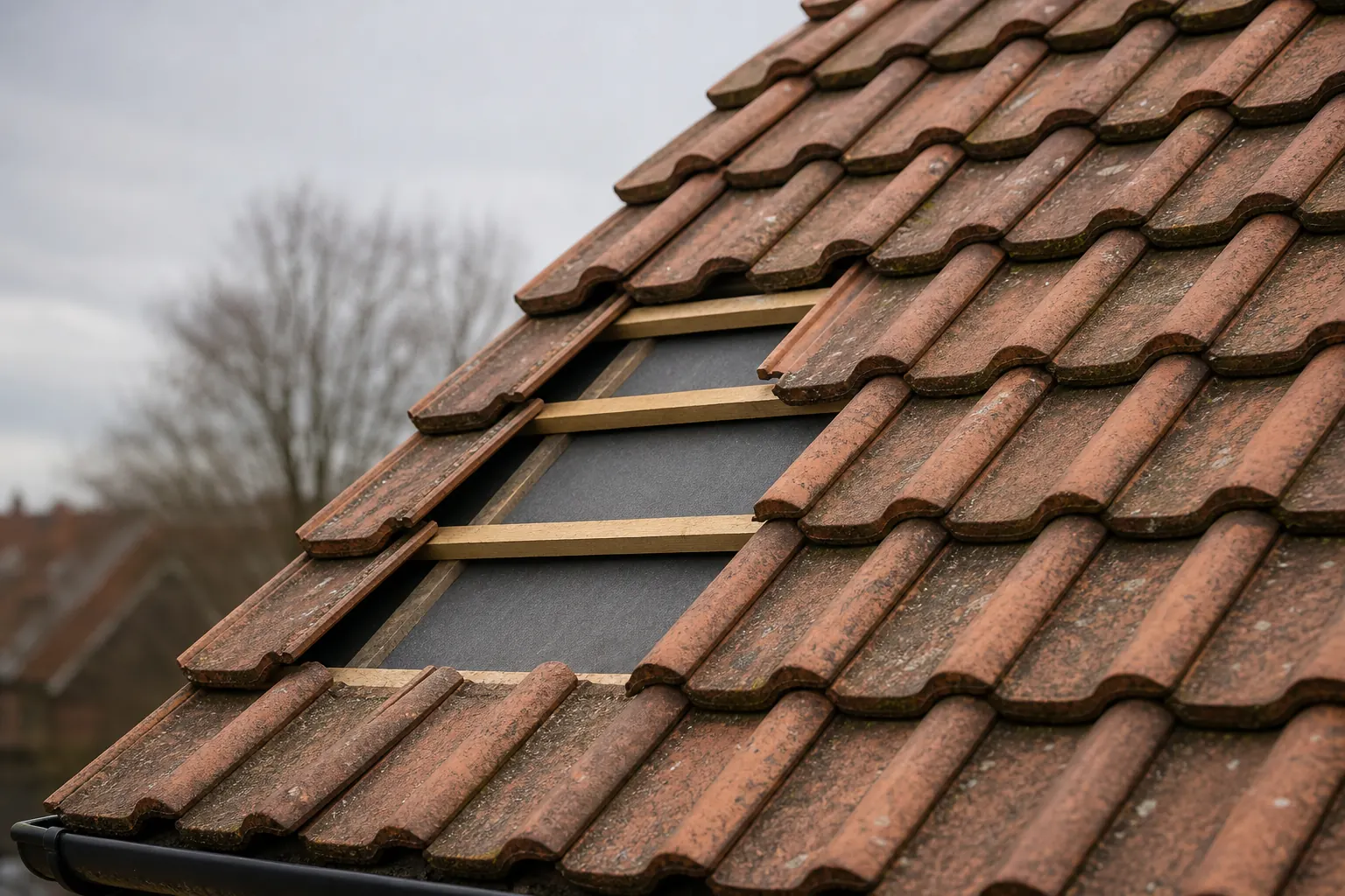 Slate & tile roofing roof detail