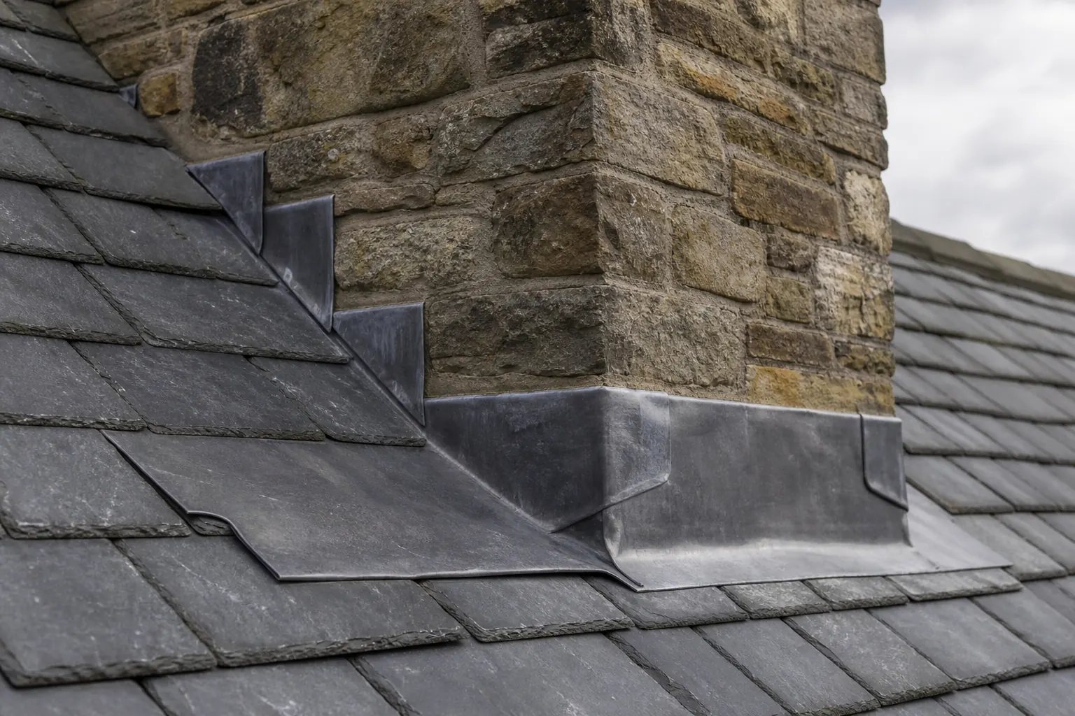 Leadwork & chimneys roof detail